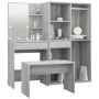 Sonoma Gray Plywood LED Vanity Set by vidaXL, Bedroom furniture sets - Ref: Foro24-3114105, Price: 270,79 €, Discount: %