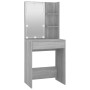 Sonoma Gray Plywood LED Vanity Set by vidaXL, Bedroom furniture sets - Ref: Foro24-3114105, Price: 270,79 €, Discount: %