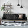 Sofa bed with black fabric armrests by vidaXL, Sofas - Ref: Foro24-351939, Price: 264,99 €, Discount: %