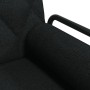 Schlafsofa mit Armlehnen aus schwarzem Stoff von vidaXL, Sofas - Ref: Foro24-351939, Preis: 264,99 €, Rabatt: %