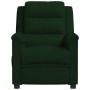 Dark Green Velvet Recliner by vidaXL, Armchairs - Ref: Foro24-342379, Price: 205,64 €, Discount: %