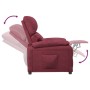 Sillón reclinable de tela rojo tinto de vidaXL, Sillones - Ref: Foro24-342454, Precio: 195,16 €, Descuento: %