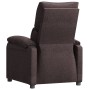 Sillón de masaje reclinable de tela marrón oscuro de vidaXL, Sillones - Ref: Foro24-342455, Precio: 194,64 €, Descuento: %