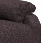 Sillón de masaje reclinable de tela marrón oscuro de vidaXL, Sillones - Ref: Foro24-342455, Precio: 194,64 €, Descuento: %