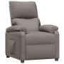 Sillón reclinable de tela gris taupe de vidaXL, Sillones - Ref: Foro24-342458, Precio: 204,64 €, Descuento: %