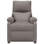 Sillón reclinable de tela gris taupe de vidaXL, Sillones - Ref: Foro24-342458, Precio: 204,64 €, Descuento: %