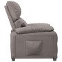 Sillón reclinable de tela gris taupe de vidaXL, Sillones - Ref: Foro24-342458, Precio: 204,64 €, Descuento: %