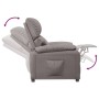 Sillón reclinable de tela gris taupe de vidaXL, Sillones - Ref: Foro24-342458, Precio: 204,64 €, Descuento: %