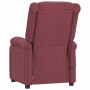 Sillón reclinable eléctrico tela rojo tinto de vidaXL, Sillones - Ref: Foro24-3098356, Precio: 257,67 €, Descuento: %