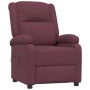 Sillón reclinable eléctrico tela color morado de vidaXL, Sillones - Ref: Foro24-3098359, Precio: 245,91 €, Descuento: %