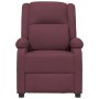 Sillón reclinable eléctrico tela color morado de vidaXL, Sillones - Ref: Foro24-3098359, Precio: 245,91 €, Descuento: %