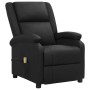 Black genuine leather electric massage chair by vidaXL, Armchairs - Ref: Foro24-3098389, Price: 431,84 €, Discount: %