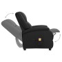 Black genuine leather electric massage chair by vidaXL, Armchairs - Ref: Foro24-3098389, Price: 431,84 €, Discount: %