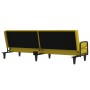 Schlafsofa mit Armlehnen aus hellgelbem Stoff von vidaXL, Sofas - Ref: Foro24-351941, Preis: 227,30 €, Rabatt: %