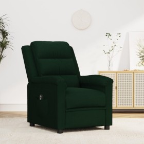 Sillón reclinable eléctrico de terciopelo verde oscuro de vidaXL, Sillones - Ref: Foro24-3099003, Precio: 248,99 €, Descuento: %