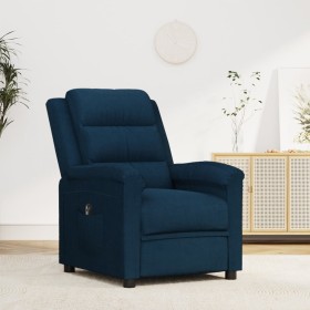 Sillón reclinable eléctrico terciopelo azul de vidaXL, Sillones - Ref: Foro24-3099011, Precio: 249,99 €, Descuento: %