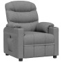 Sillón reclinable eléctrico tela gris claro de vidaXL, Sillones - Ref: Foro24-3143491, Precio: 284,92 €, Descuento: %