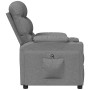 Sillón reclinable eléctrico tela gris claro de vidaXL, Sillones - Ref: Foro24-3143491, Precio: 284,92 €, Descuento: %