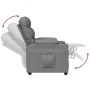 Sillón reclinable eléctrico tela gris claro de vidaXL, Sillones - Ref: Foro24-3143491, Precio: 284,92 €, Descuento: %