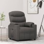 Sillón reclinable eléctrico de tela gris oscuro de vidaXL, Sillones - Ref: Foro24-3143492, Precio: 284,92 €, Descuento: %