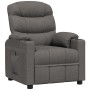 Sillón reclinable eléctrico de tela gris oscuro de vidaXL, Sillones - Ref: Foro24-3143492, Precio: 284,99 €, Descuento: %