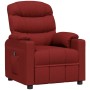 Sillón reclinable eléctrico tela rojo tinto de vidaXL, Sillones - Ref: Foro24-3143494, Precio: 285,52 €, Descuento: %