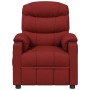 Sillón reclinable eléctrico tela rojo tinto de vidaXL, Sillones - Ref: Foro24-3143494, Precio: 285,52 €, Descuento: %