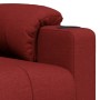 Sillón reclinable eléctrico tela rojo tinto de vidaXL, Sillones - Ref: Foro24-3143494, Precio: 285,52 €, Descuento: %