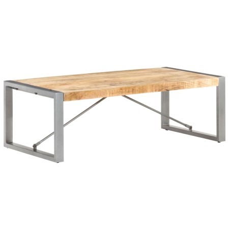 Mesa de centro madera de mango rugosa 120x60x40 cm de vidaXL, Mesas de centro - Ref: Foro24-321538, Precio: 117,35 €, Descuen...