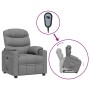 Sillón elevable tela gris claro de vidaXL, Sillones - Ref: Foro24-3143529, Precio: 460,53 €, Descuento: %