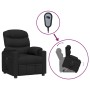 Sillón elevable tela negro de vidaXL, Sillones - Ref: Foro24-3143531, Precio: 438,08 €, Descuento: %