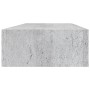 Wall shelf with drawer 2 units MDF gray concrete 60x23.5x10cm by vidaXL, Shelves and shelves - Ref: Foro24-330266, Price: 83,...