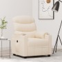 Sillón elevable tela crema de vidaXL, Sillones - Ref: Foro24-3143538, Precio: 460,53 €, Descuento: %