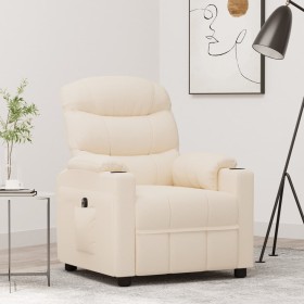 Sillón elevable tela crema de vidaXL, Sillones - Ref: Foro24-3143538, Precio: 460,99 €, Descuento: %