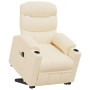 Sillón elevable tela crema de vidaXL, Sillones - Ref: Foro24-3143538, Precio: 460,53 €, Descuento: %