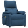 Sillón de masaje eléctrico tela azul de vidaXL, Sillones de masaje eléctricos - Ref: Foro24-3126025, Precio: 281,24 €, Descue...