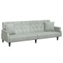 Light gray velvet sofa bed with armrests by vidaXL, Sofas - Ref: Foro24-351944, Price: 270,33 €, Discount: %