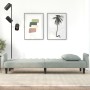 Light gray velvet sofa bed with armrests by vidaXL, Sofas - Ref: Foro24-351944, Price: 270,33 €, Discount: %