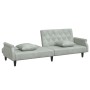 Sofá cama con reposabrazos terciopelo gris claro de vidaXL, Sofás - Ref: Foro24-351944, Precio: 270,33 €, Descuento: %