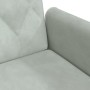 Sofá cama con reposabrazos terciopelo gris claro de vidaXL, Sofás - Ref: Foro24-351944, Precio: 270,33 €, Descuento: %