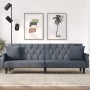 Dark gray velvet sofa bed with armrests by vidaXL, Sofas - Ref: Foro24-351945, Price: 283,13 €, Discount: %