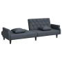 Sofá cama con reposabrazos terciopelo gris oscuro de vidaXL, Sofás - Ref: Foro24-351945, Precio: 283,13 €, Descuento: %