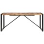 Mesa de comedor madera maciza con acabado sheesham 180x90x75 cm de vidaXL, Mesas de cocina y de comedor - Ref: Foro24-321542,...