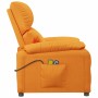 Sillón de masaje eléctrico tela amarillo de vidaXL, Sillones de masaje eléctricos - Ref: Foro24-3126026, Precio: 228,34 €, De...