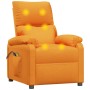 Sillón de masaje eléctrico tela amarillo de vidaXL, Sillones de masaje eléctricos - Ref: Foro24-3126026, Precio: 228,34 €, De...