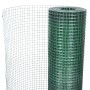 Galvanized wire fence with green PVC coating 25x1 m by vidaXL, fence panels - Ref: Foro24-140439, Price: 69,88 €, Discount: %