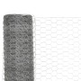 Chicken coop wire silver galvanized steel 25x1.2m by vidaXL, fence panels - Ref: Foro24-143320, Price: 46,43 €, Discount: %