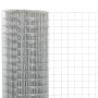 10x0.5m silver galvanized steel wire mesh by vidaXL, fence panels - Ref: Foro24-143611, Price: 18,16 €, Discount: %