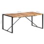 Mesa de comedor madera maciza con acabado sheesham 180x90x75 cm de vidaXL, Mesas de cocina y de comedor - Ref: Foro24-321542,...