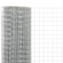 Silver galvanized steel wire mesh 25x0.5 m by vidaXL, fence panels - Ref: Foro24-143616, Price: 40,46 €, Discount: %